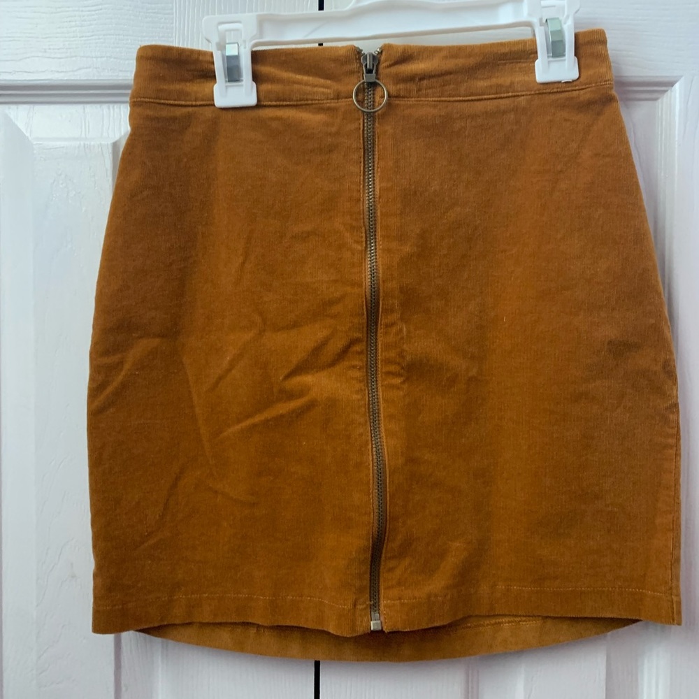 Small dark orange skirt
